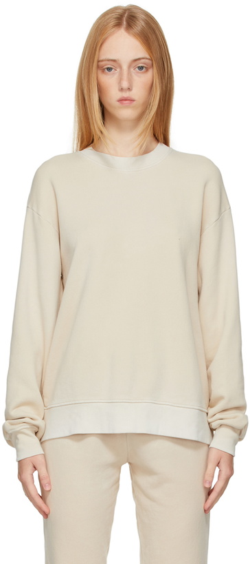 Photo: COTTON CITIZEN Beige Brooklyn Oversized Sweatshirt