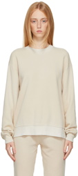 COTTON CITIZEN Beige Brooklyn Oversized Sweatshirt