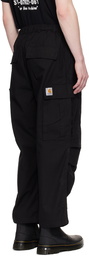 Carhartt Work In Progress Black Jet Cargo Pants