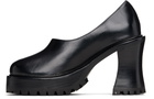 Nicole Saldaña Black Hannah Platform Heels