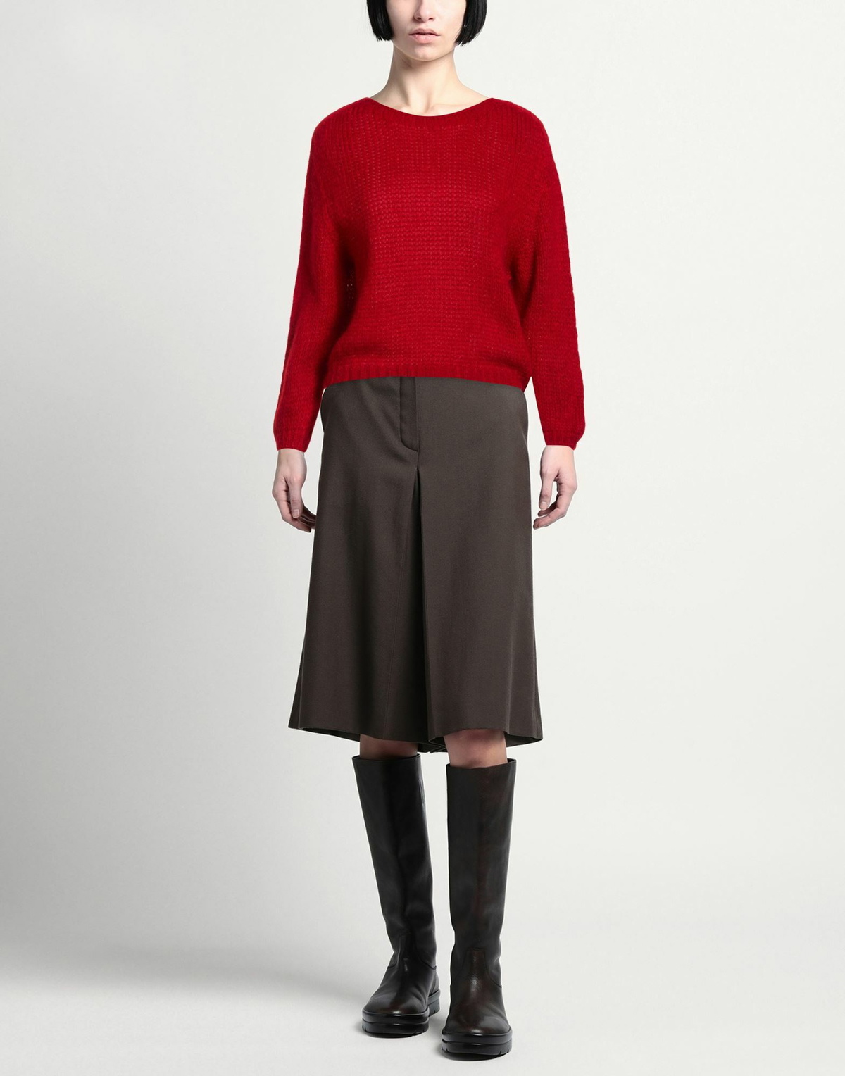 Berna Womens Sweater in Red