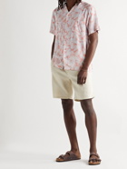 Onia - Vacation Camp-Collar Printed Voile Shirt - Pink
