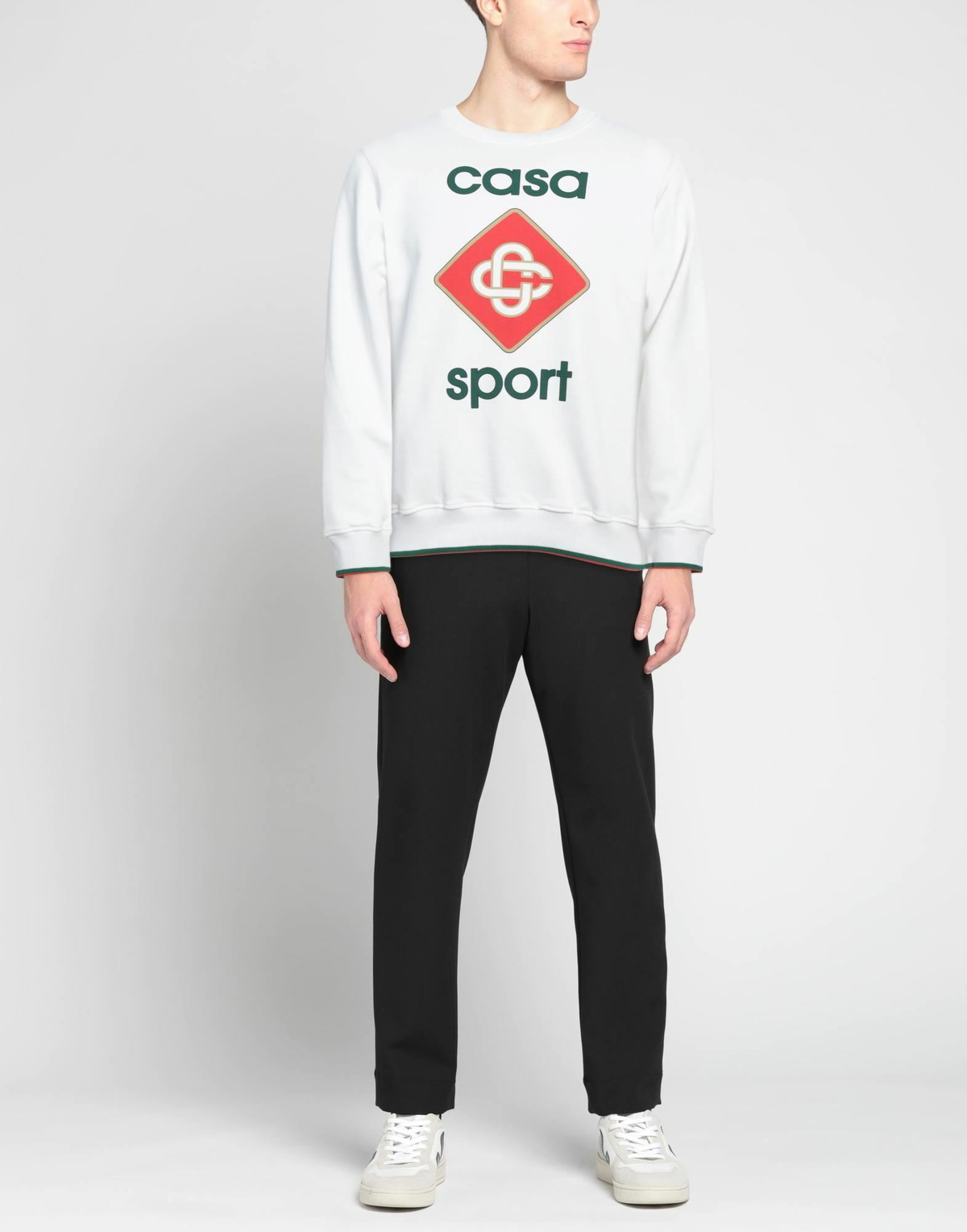 Casablanca Mens Sweatshirt in White