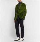 AMI - Green Cotton-Corduroy Suit Jacket - Green