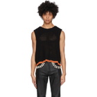 Eastwood Danso SSENSE Exclusive Black Wool Vest