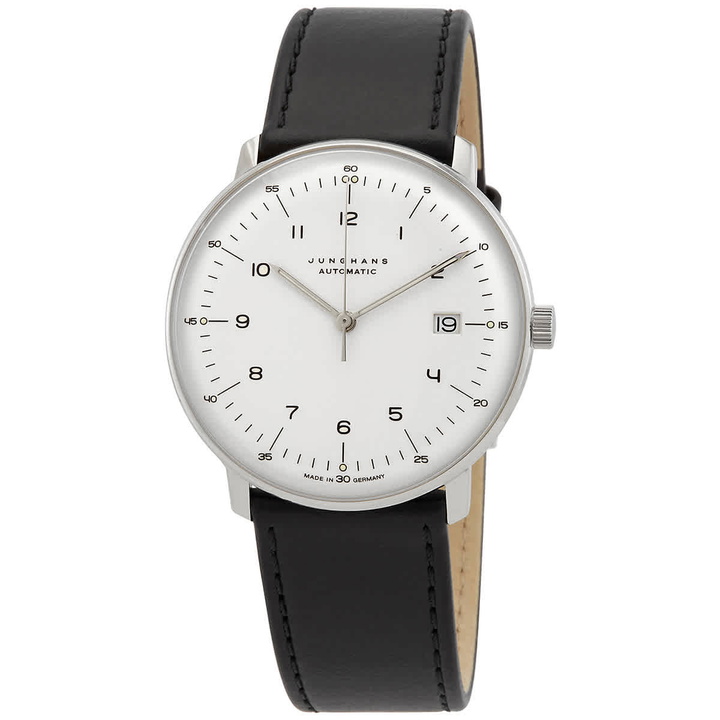 Photo: Junghans Max Bill Automatic Matt Silver Dial Mens Watch 027/4700.02