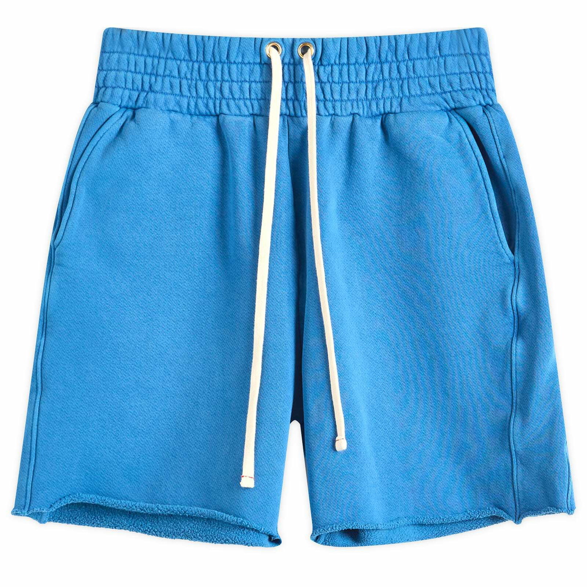 Les Tien Men's s Heavyweight Yacht Sweat Short in Washed Electric Blue