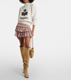 Marant Etoile Moby logo jersey sweatshirt