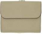 Chloé Green Trifold Alphabet Wallet