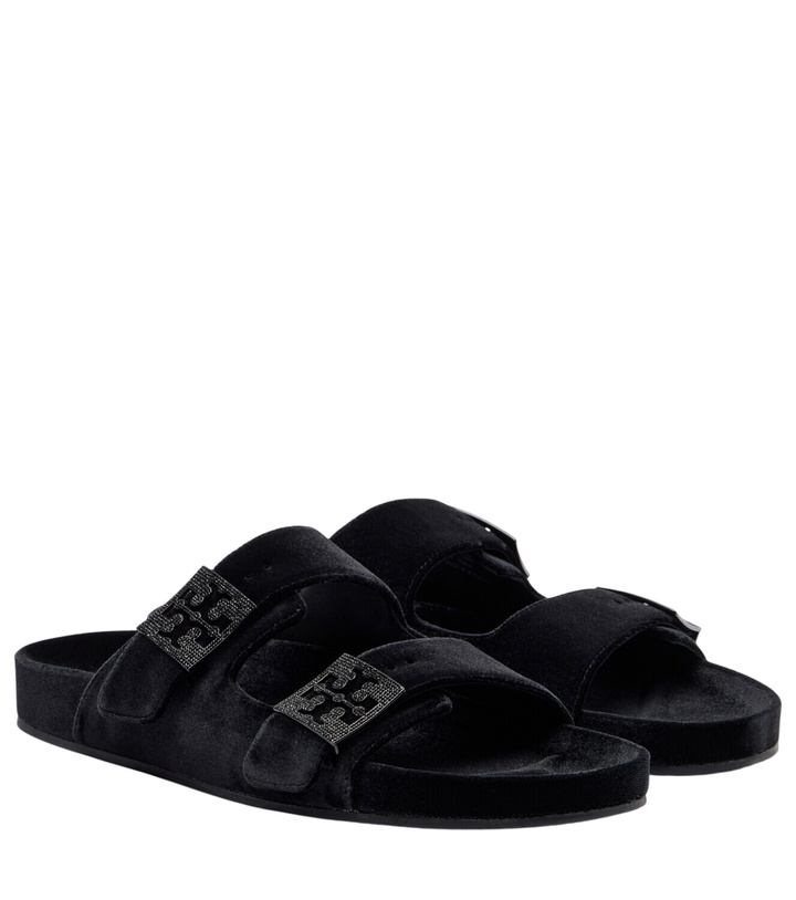 Photo: Tory Burch Mellow embellished velvet slides