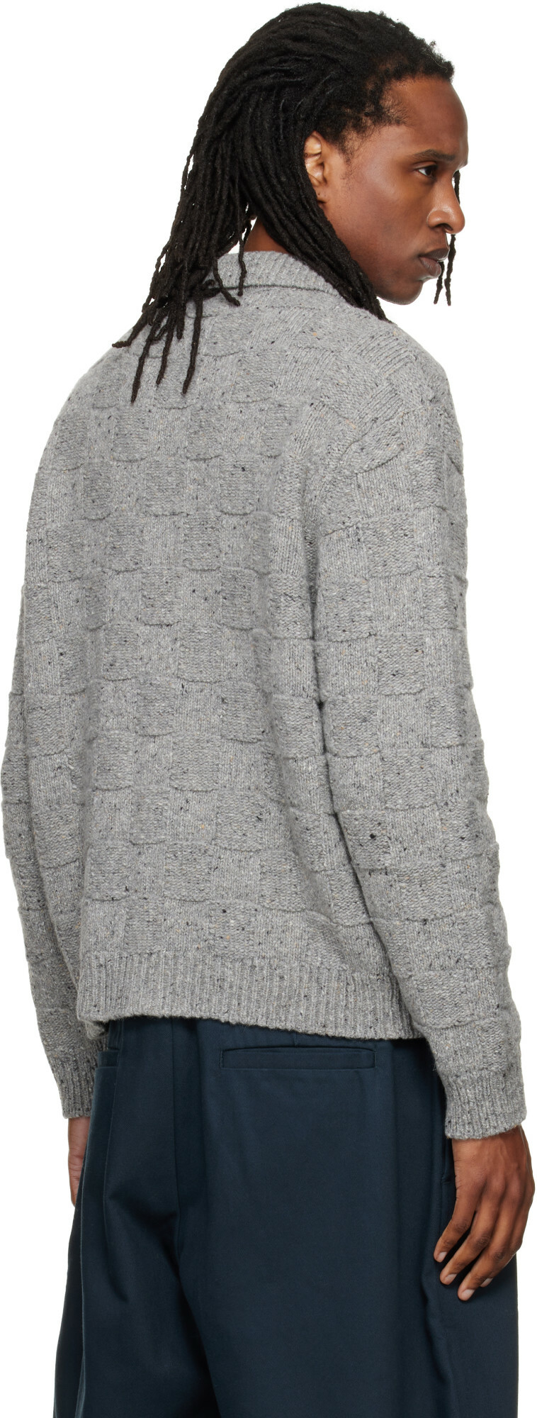 YMC Gray Rat Pack Cardigan