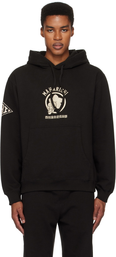 Photo: Maharishi Black Nishigawa Iaido Club Edition Kamon Hoodie