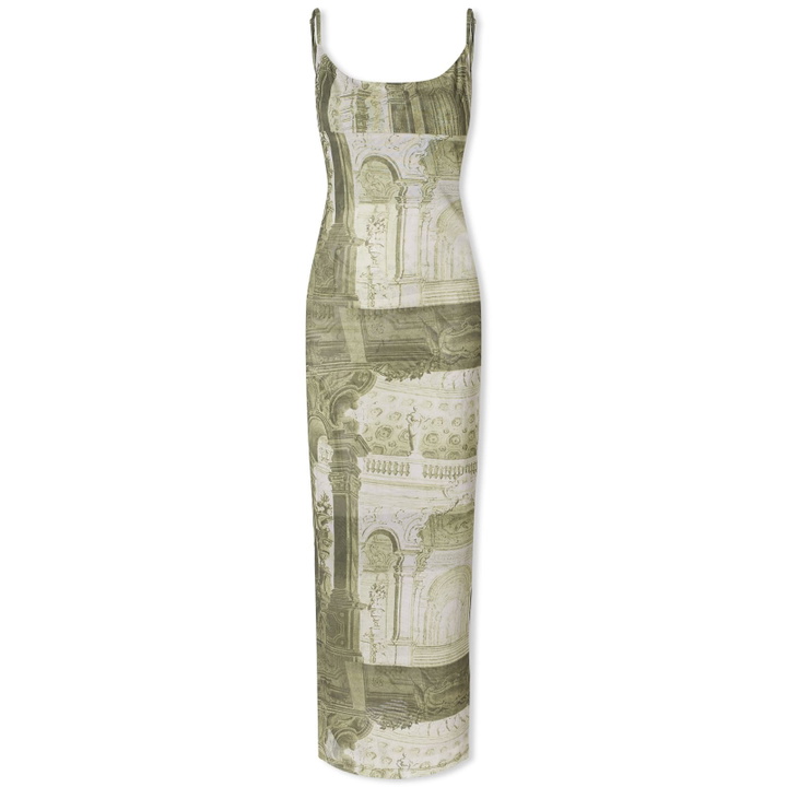 Photo: Miaou Women's Thais Midi Dress in Emblem Print
