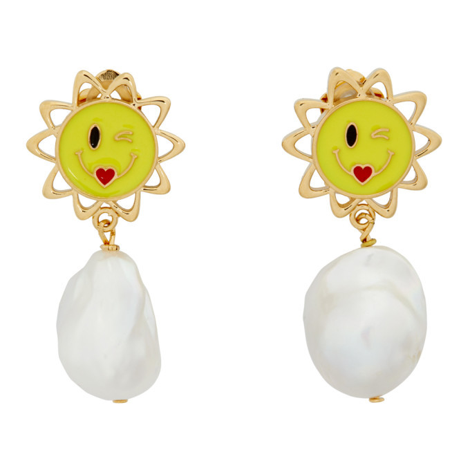 Photo: Safsafu Gold Sun Earrings