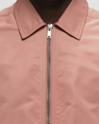 Rick Owens Woven Padded Zip Front Jacket Pink - Mens - Bomber Jackets/Overshirts