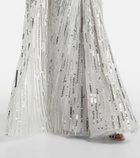 Jenny Packham Lotus Lady caped embellished gown