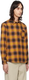 A.P.C. Yellow & Brown Trek Overshirt