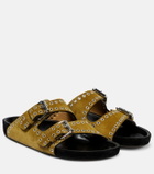 Isabel Marant - Lennyo embellished suede sandals