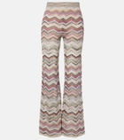 Missoni Zigzag lamé wide-leg pants