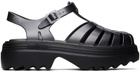 Melissa Black Possession Platform II Sandals