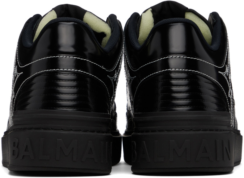 スニーカー Balmain BM1VI344LTVP B-COURT MID-TOP LEATHER Sneakers B-Court mid-top leather sneakers - Men | BALMAIN