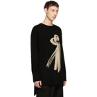 Yohji Yamamoto Black Women Crewneck Sweater