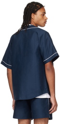 Late Checkout Navy Baseball Shirt