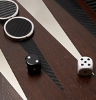 Ralph Lauren Home - Sutton Walnut, Leather and Stainless Steel Backgammon Set - Brown