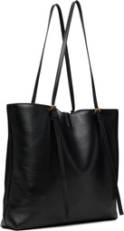 Versace Black Lamb Leather Small Tote