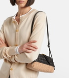 Bottega Veneta Concert Mini raffia crossbody bag