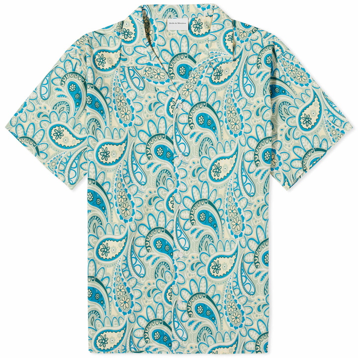 Photo: Drole de Monsieur Men's Drôle de Monsieur Paisley Vacation Shirt in Multicolor