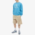 Sporty & Rich Men's Vendome Crew Sweat in Olympic Blue/White