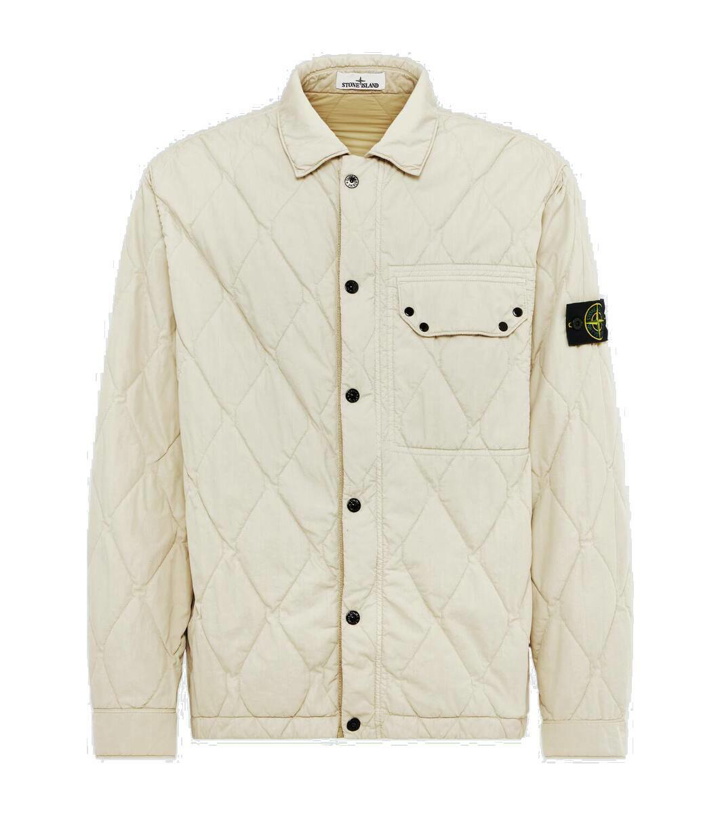 Photo: Stone Island Compass quilted jacket