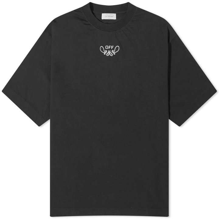 Photo: Off-White Men's Bandana Arrow Skate T-Shirt in Black/White