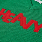 ERL Heavy Logo Crew Knit in Green