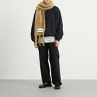 Jil Sander+ Men's Logo Mohair Scarf in Beige 