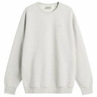 Foret Men's Noon Crew Neck Sweatshirt in Snow Melange