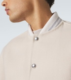 Eleventy Wool and cashmere varsity jacket