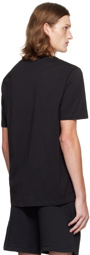 Hugo Black Embroidered T-Shirt