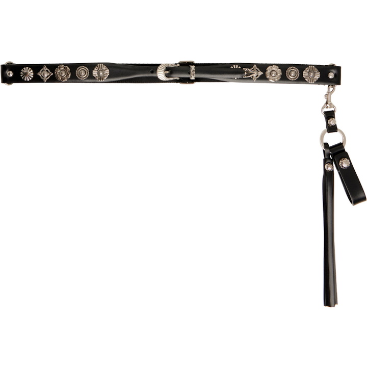 Photo: Toga Pulla Black Tassel Key Ring Belt