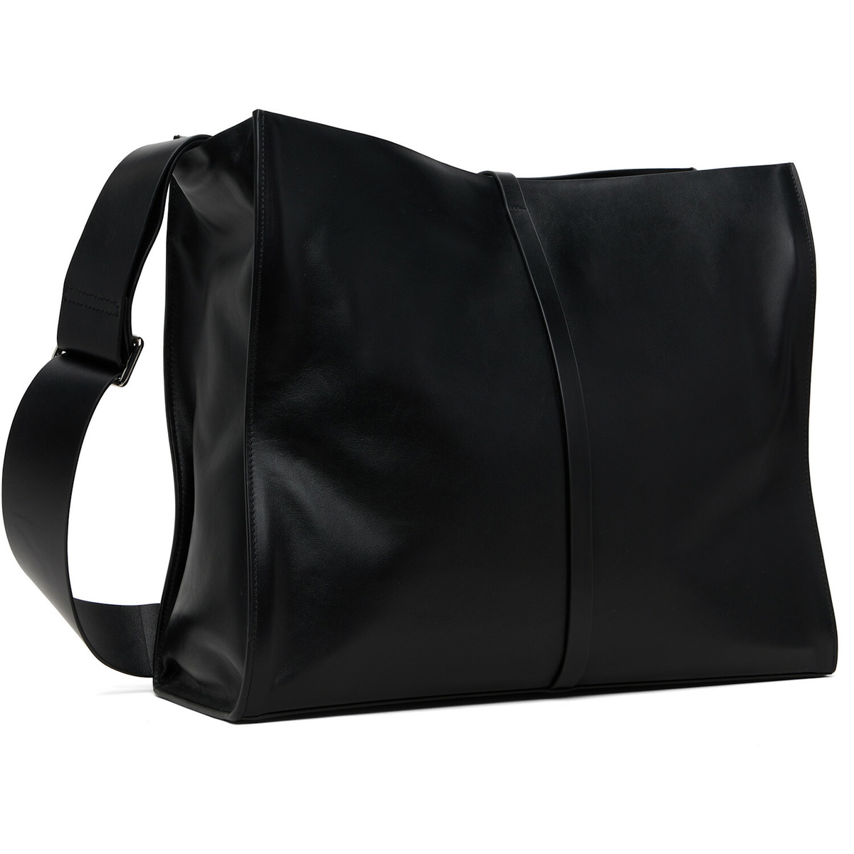 HELIOT EMIL Black Luculent Messenger Bag