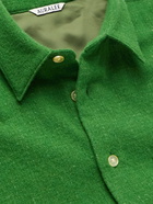 Auralee - Wool-Blend Tweed Shirt - Green