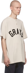 Fear of God Beige 'Grays Henley' T-Shirt