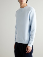 Sunspel - Cotton-Jersey Sweatshirt - Blue
