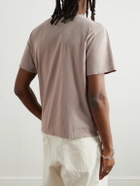 Remi Relief - Printed Cotton-Jersey T-Shirt - Brown