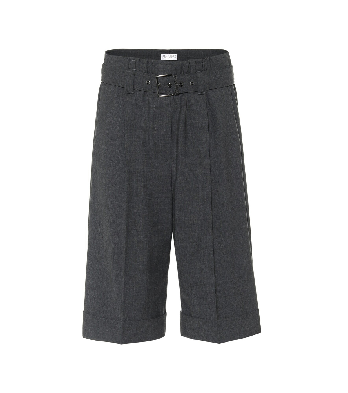 Brunello Cucinelli - Wool-blend Bermuda shorts Brunello Cucinelli