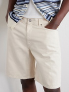 NN07 - Otis Straight-Leg Organic Denim Shorts - Neutrals