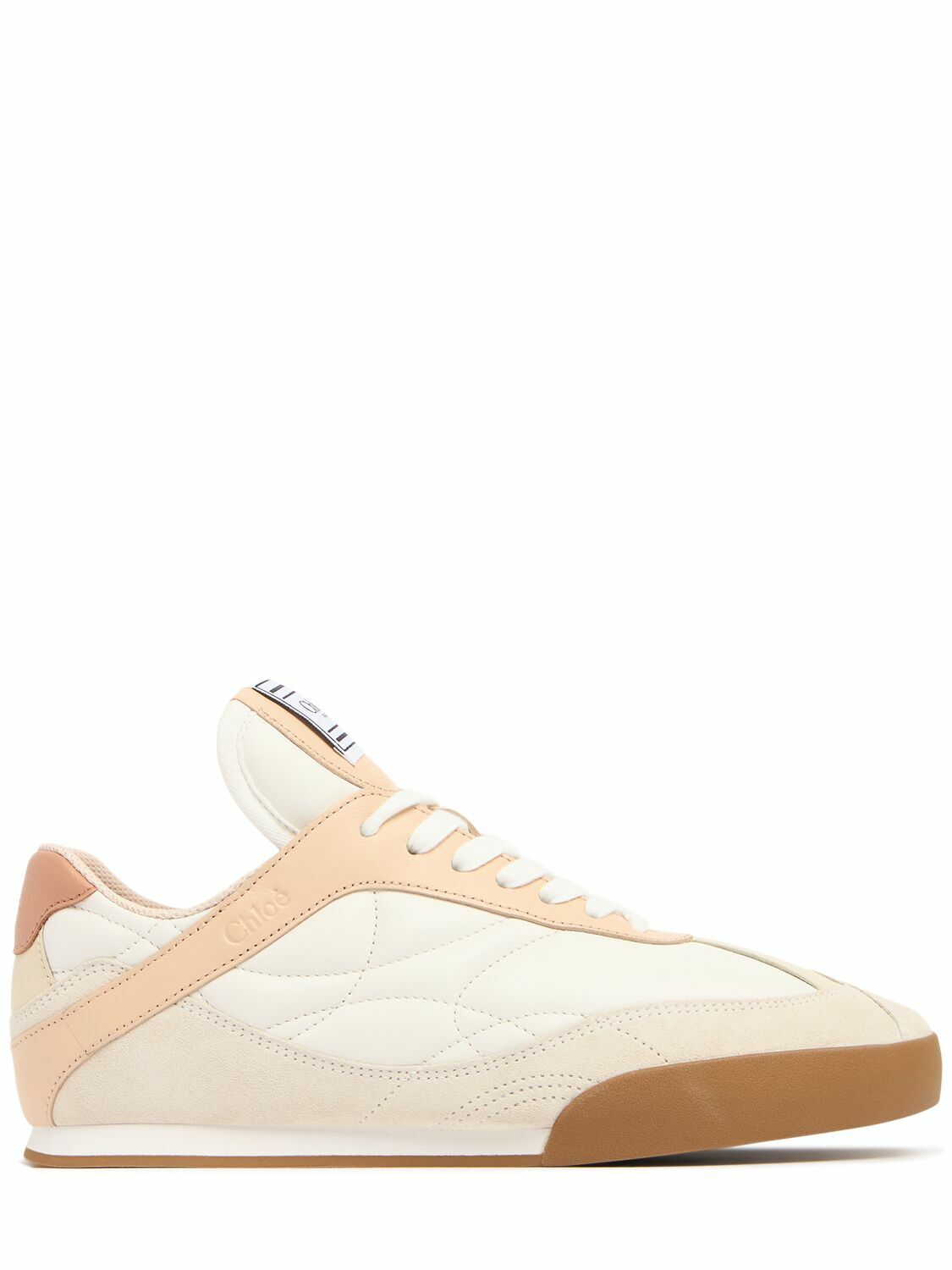 Chloe Silver Glitter Lauren Sneakers Chloe