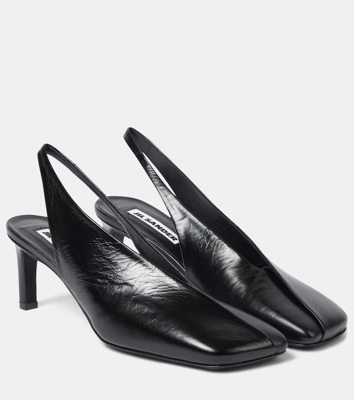 Jil Sander Leather slingback pumps Jil Sander