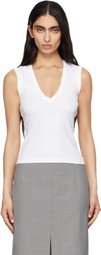 FLORE FLORE White Dewi Tank Top